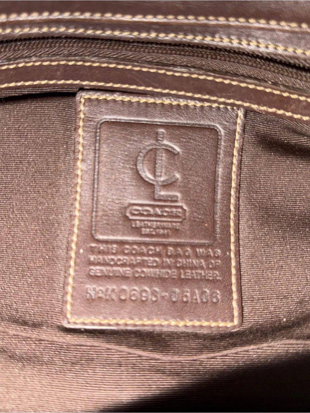 COACH Leather Messenger Bag - Brown